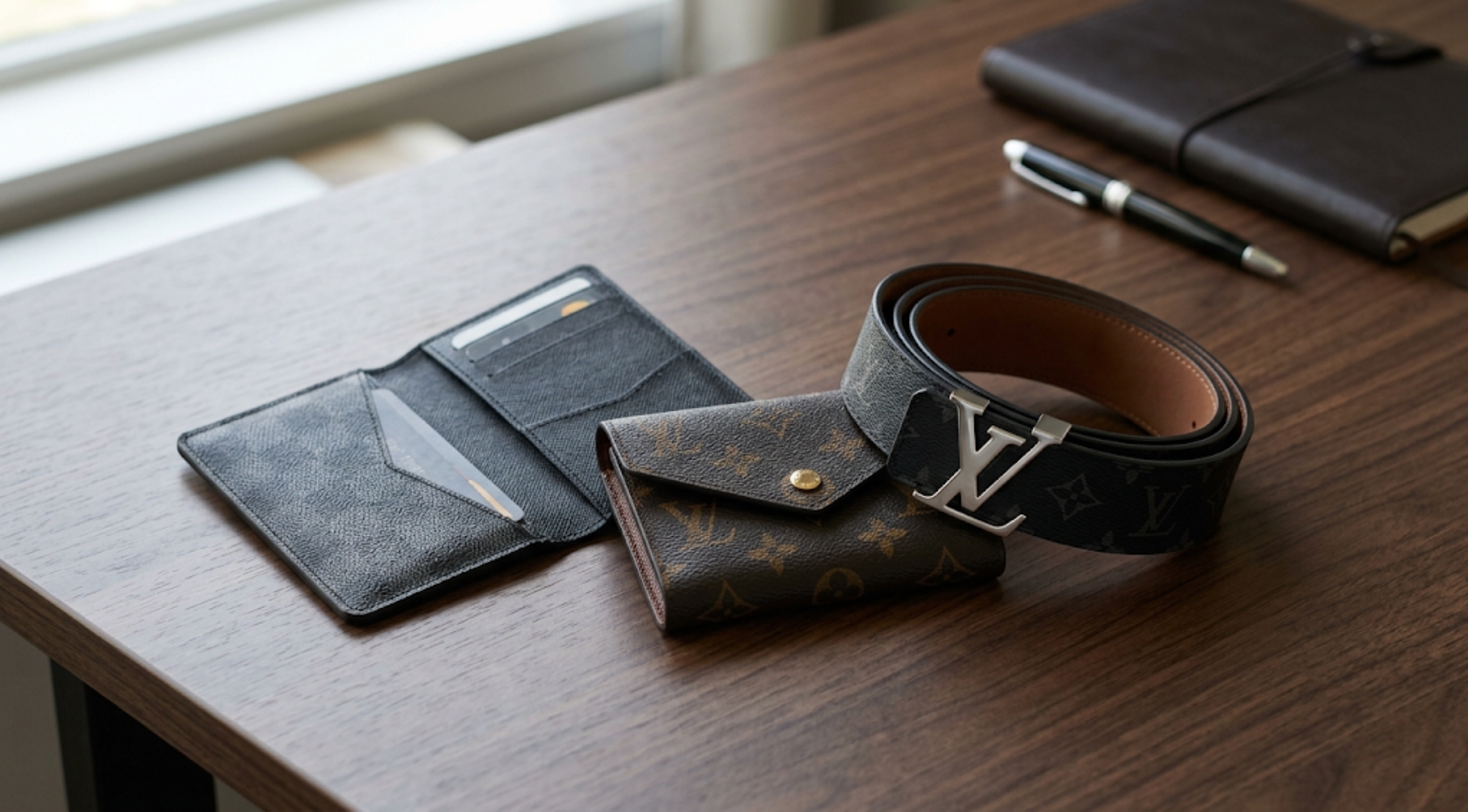 Louis Vuitton wallet pocket organizer belt and Victorine wallet accessories for men